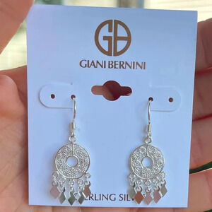 Giani Bernini Sterling Silver Earrings, NEW⭐️